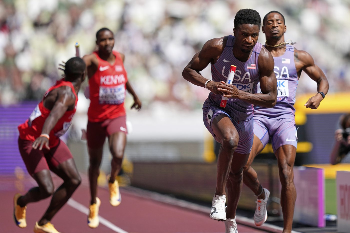 A day later, US 4x400 relay team gets a second chance and moves to the final at worlds | iNFOnews.ca A day later, US 4x400 relay team gets a second chance and moves to the final at worlds | iNFOnews.ca