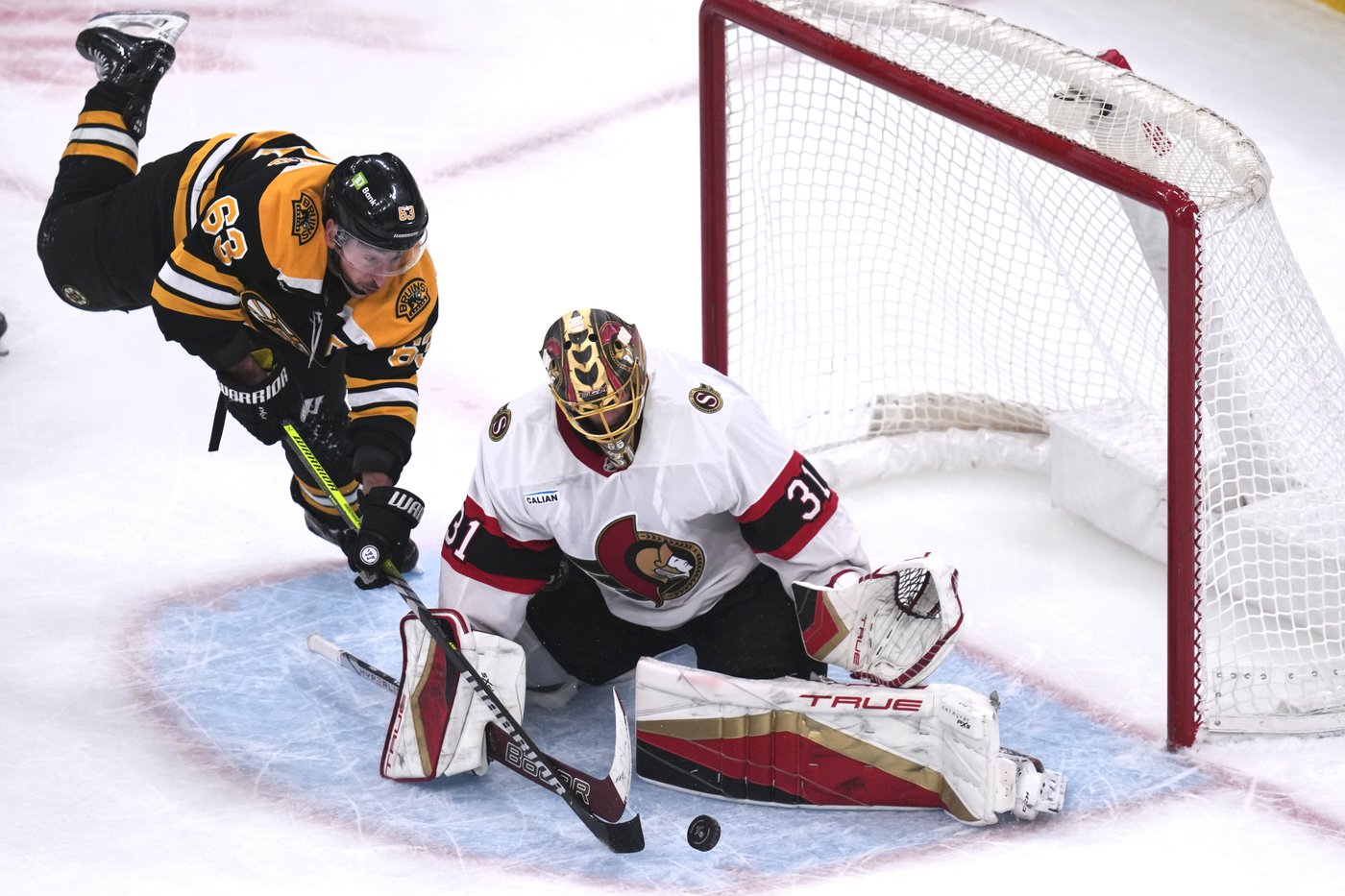Korpisalo makes 29 saves against former team in Bruins' 2-0 victory over Senators | iNFOnews.ca