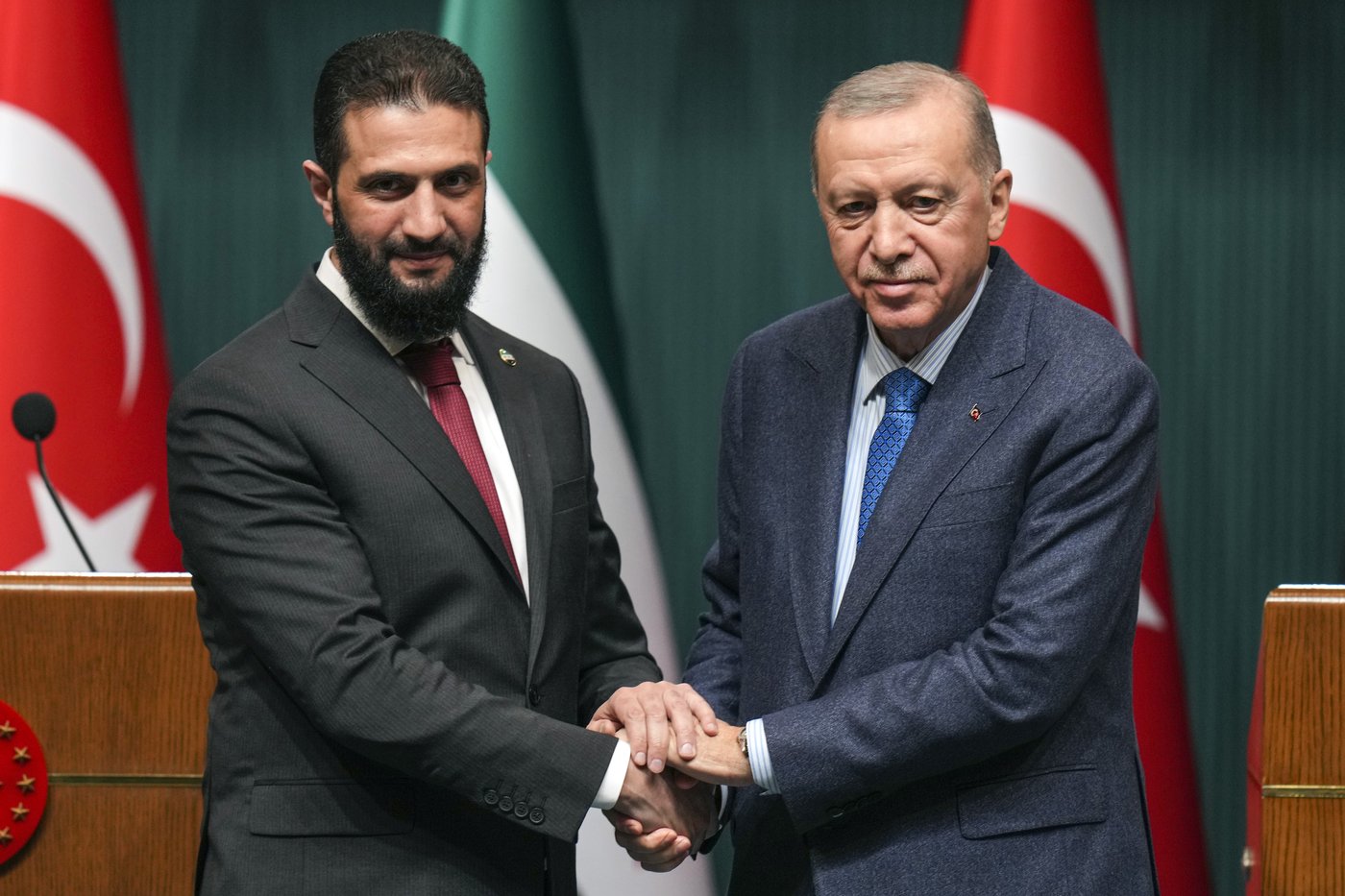 Syria's interim leader holds talks with key ally Turkey on his second international trip | iNFOnews.ca Syria's interim leader holds talks with key ally Turkey on his second international trip | iNFOnews.ca