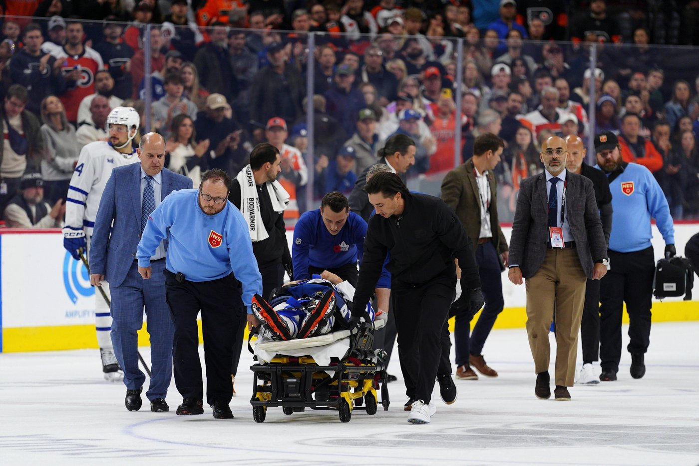 Chris Tanev hospitalized after collision in Maple Leafs' win | iNFOnews.ca Chris Tanev hospitalized after collision in Maple Leafs' win | iNFOnews.ca