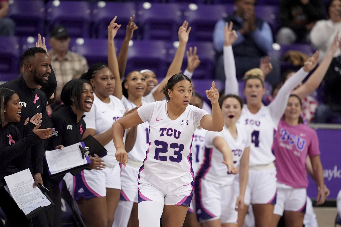 Madison Conner makes 4 3-pointers, No. 11 TCU women roll in 2nd half to beat BYU 79-47 | iNFOnews.ca