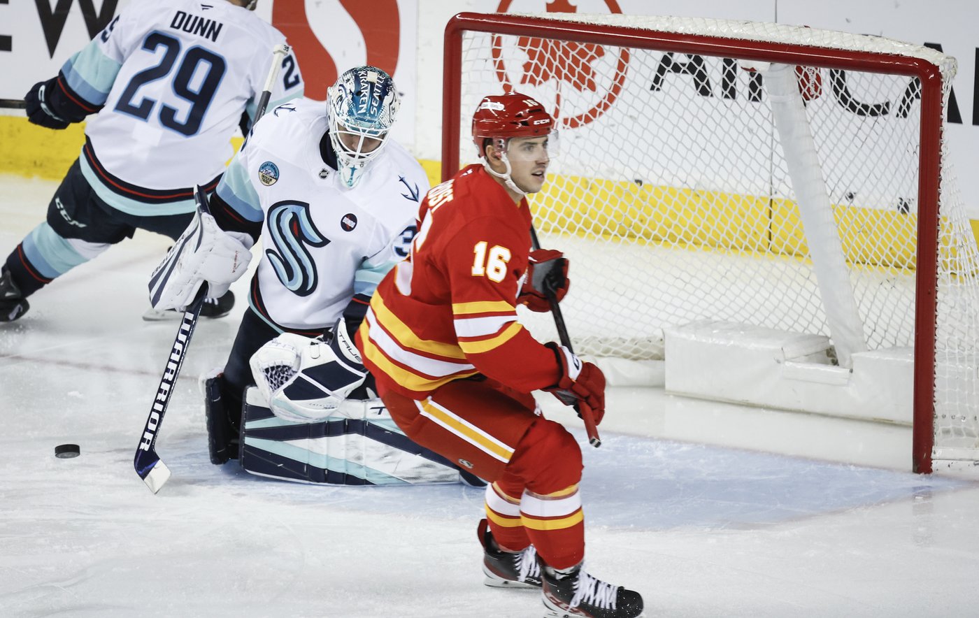 Beniers scores in OT as Kraken rally to beat Flames 3-2 | iNFOnews.ca Beniers scores in OT as Kraken rally to beat Flames 3-2 | iNFOnews.ca