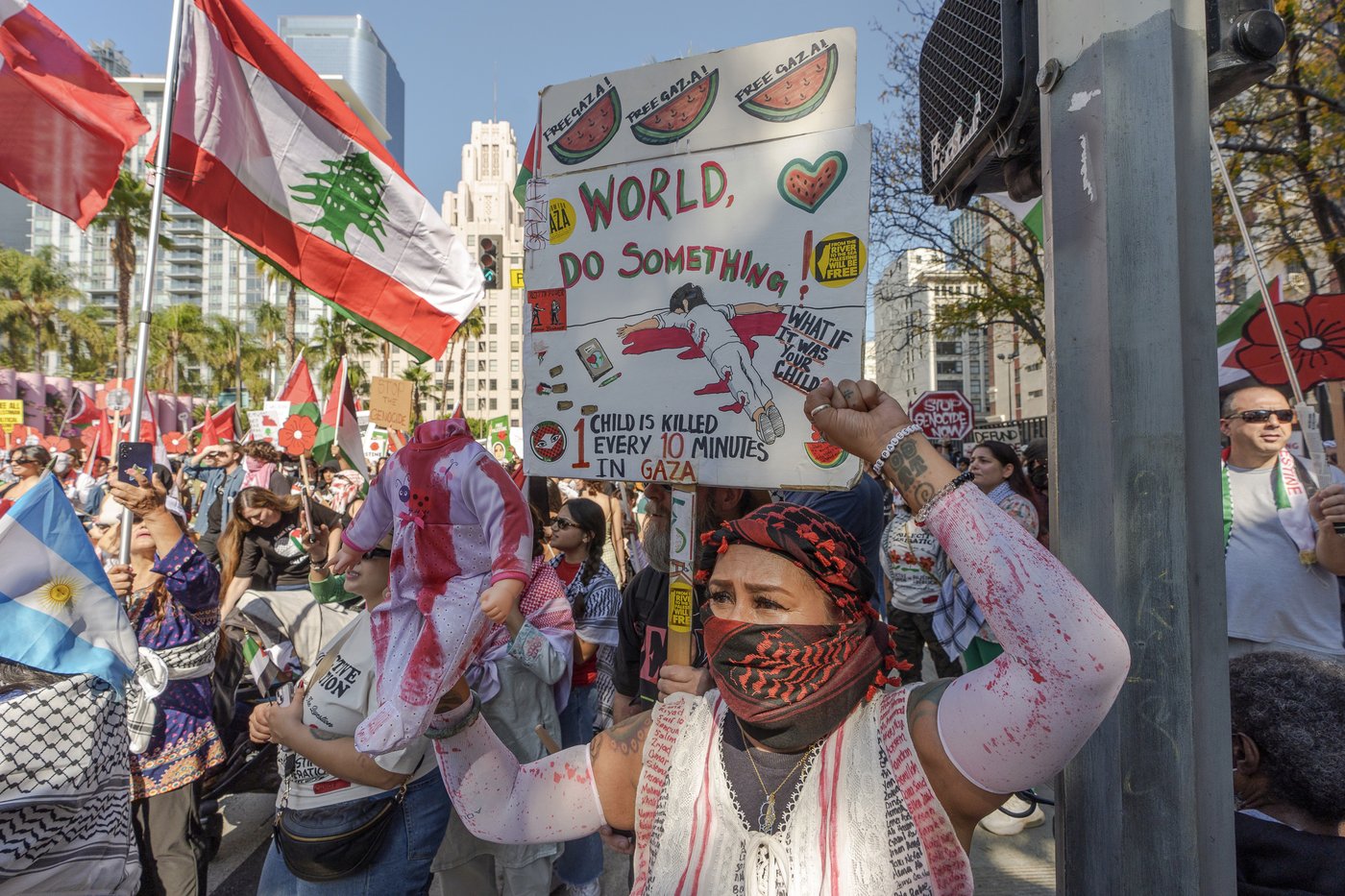 Thousands join pro-Palestinian rallies around the globe as Oct. 7 anniversary nears | iNFOnews.ca Thousands join pro-Palestinian rallies around the globe as Oct. 7 anniversary nears | iNFOnews.ca