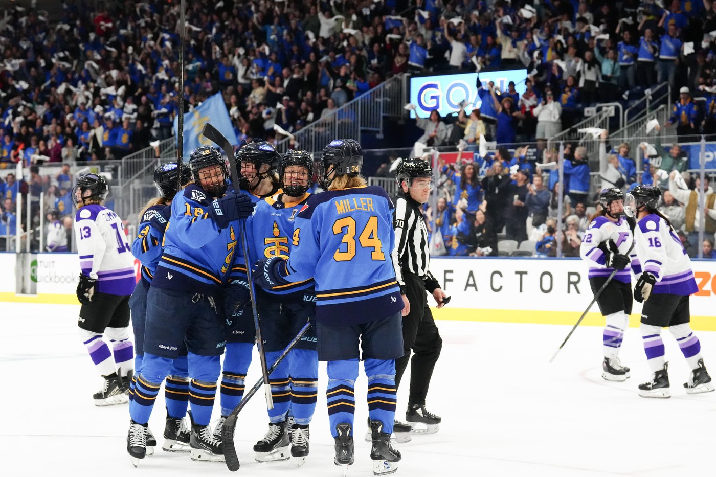 Rookie Gosling stars in Sceptres' 3-2 Game 1 win over Frost in PWHL playoffs | iNFOnews.ca Rookie Gosling stars in Sceptres' 3-2 Game 1 win over Frost in PWHL playoffs | iNFOnews.ca