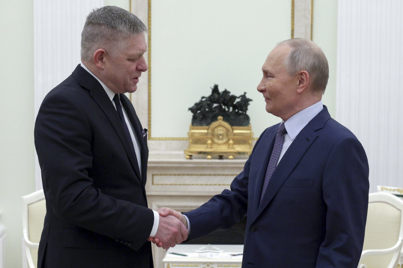 Russia's Putin holds talks with Slovakian PM Fico, in a rare visit to Moscow by an EU leader | iNFOnews.ca