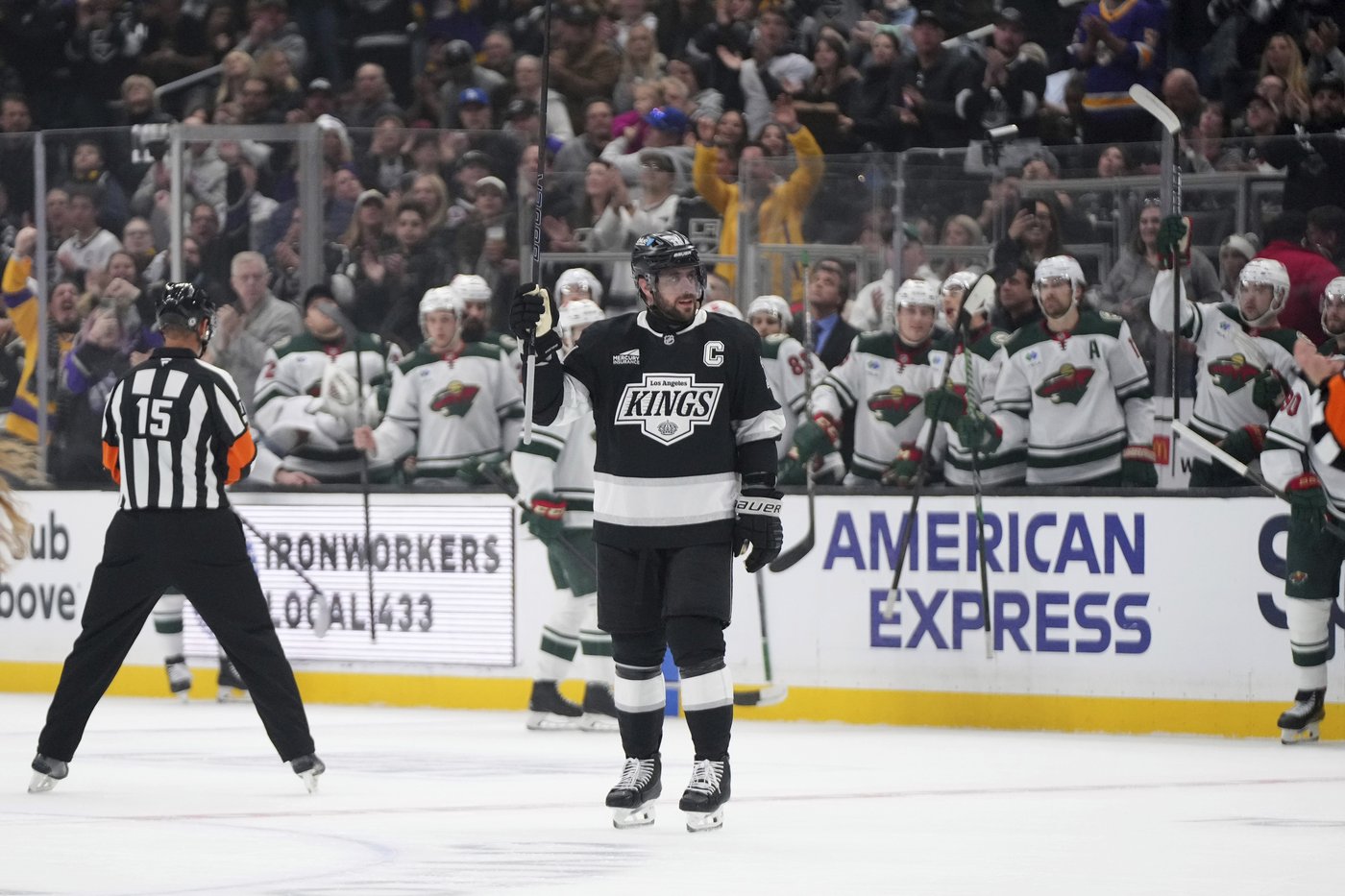 Kuemper, Kings hold red-hot Wild under wraps 4-1 to extend win streak to 5 | iNFOnews.ca Kuemper, Kings hold red-hot Wild under wraps 4-1 to extend win streak to 5 | iNFOnews.ca