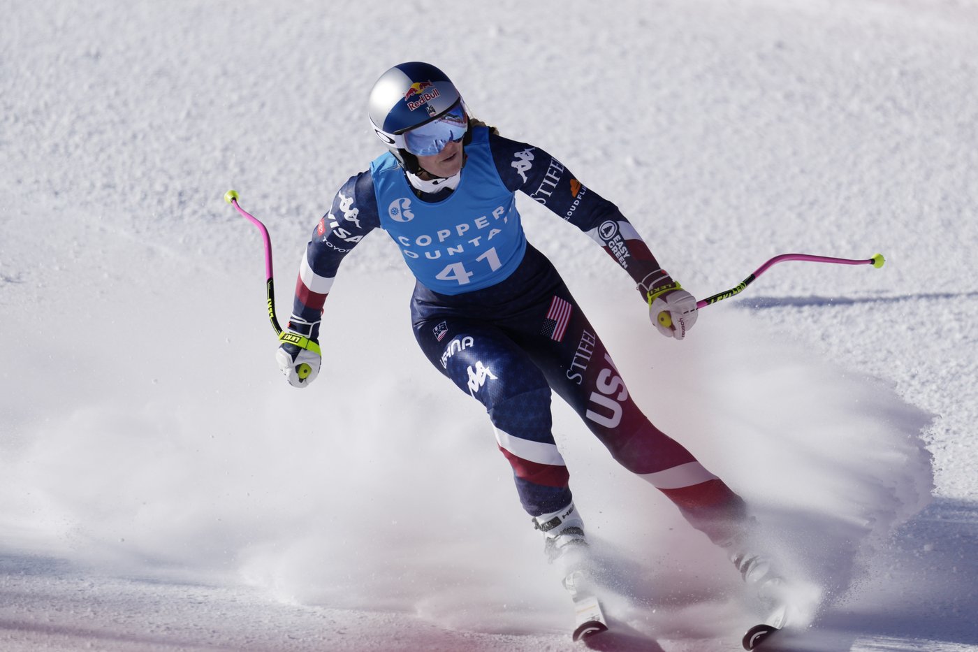 Lindsey Vonn competes in a pair of downhills, another step on her comeback trail at the age of 40 | iNFOnews.ca Lindsey Vonn competes in a pair of downhills, another step on her comeback trail at the age of 40 | iNFOnews.ca
