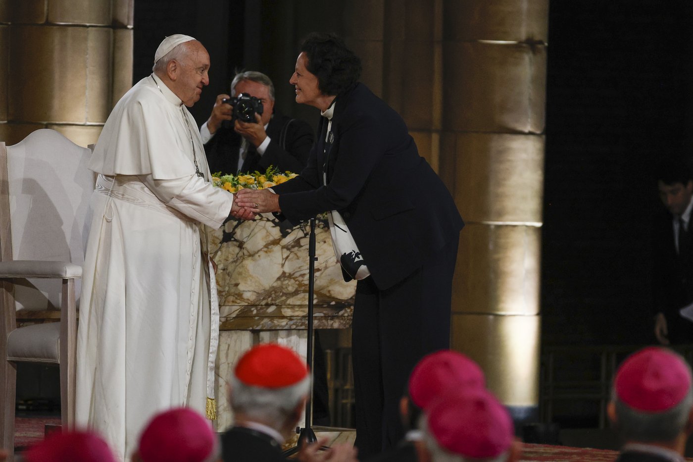 Belgian Catholic university denounces visiting pope's views on women after he digs in on their role | iNFOnews.ca Belgian Catholic university denounces visiting pope's views on women after he digs in on their role | iNFOnews.ca