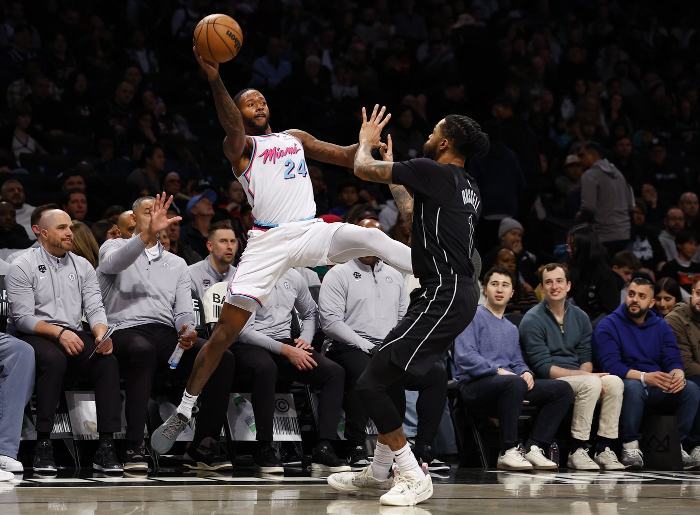 Herro, Adebayo lead Heat past Nets 106-97 on Vince Carter's jersey retirement night | iNFOnews.ca