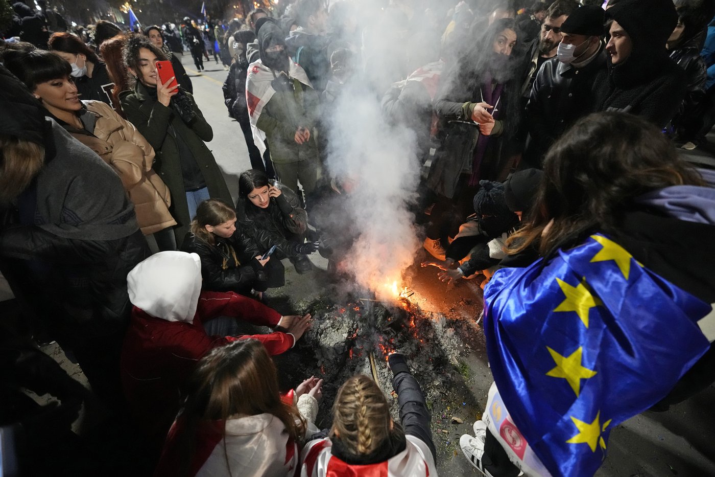Opposition party leader arrested as Georgia authorities try to curb protests over ending EU talks | iNFOnews.ca