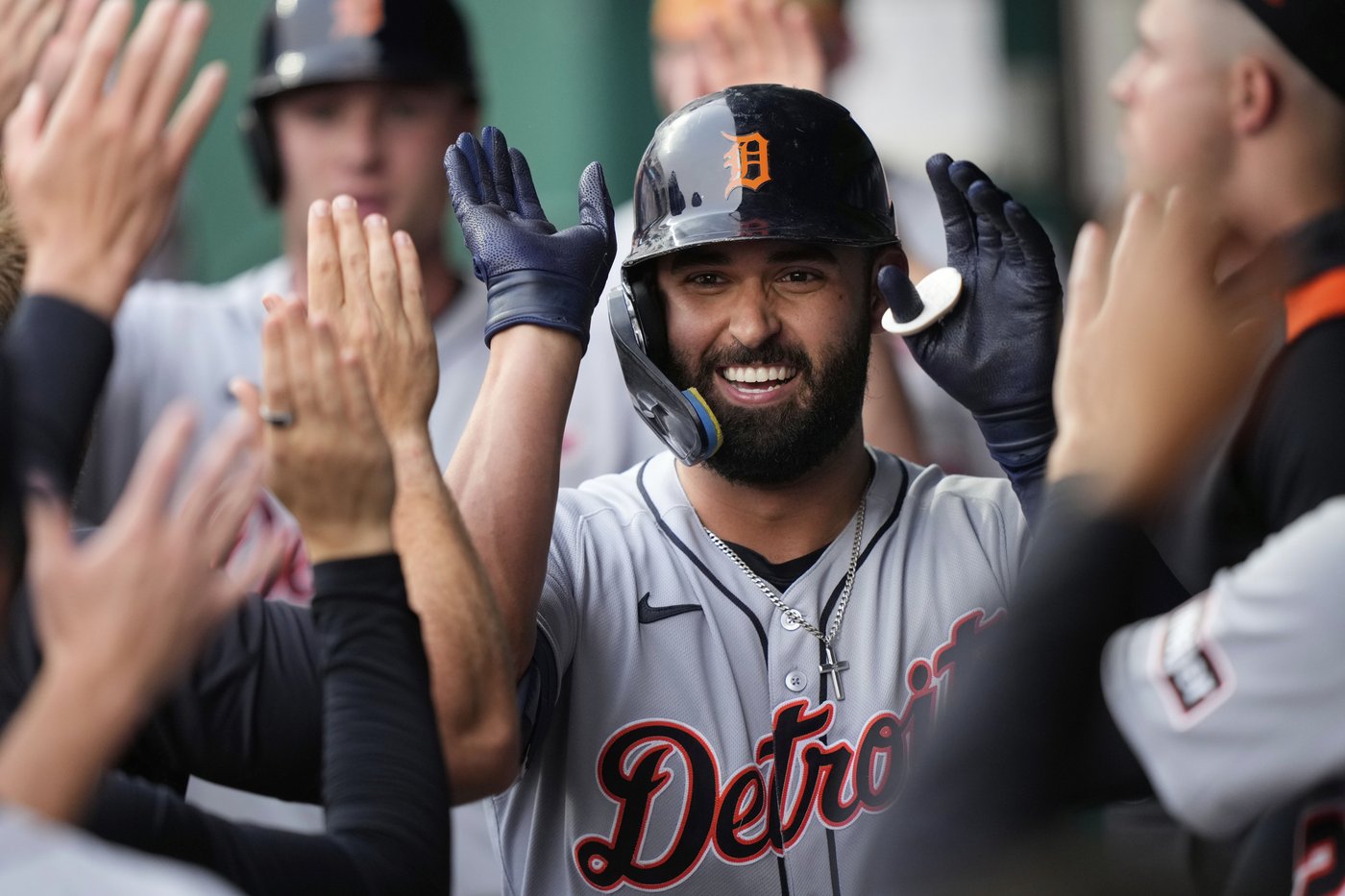 Dingler, Greene and Torkelson homer as Tigers beat Royals 7-5 for their fifth straight win | iNFOnews.ca