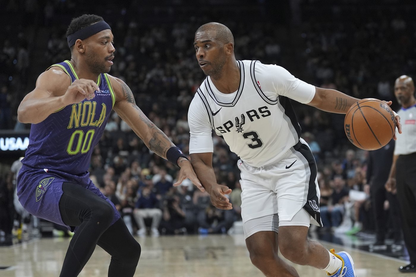 In Year 20, the Spurs' Chris Paul starts all 82 games. And he made some history in the process | iNFOnews.ca In Year 20, the Spurs' Chris Paul starts all 82 games. And he made some history in the process | iNFOnews.ca