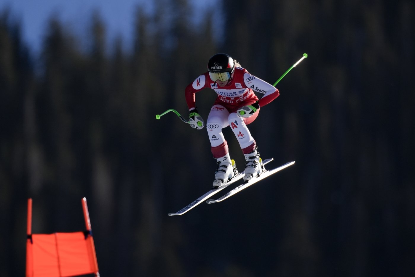 Cornelia Huetter of Austria wins first-ever women's World Cup downhill held on Birds of Prey course | iNFOnews.ca Cornelia Huetter of Austria wins first-ever women's World Cup downhill held on Birds of Prey course | iNFOnews.ca