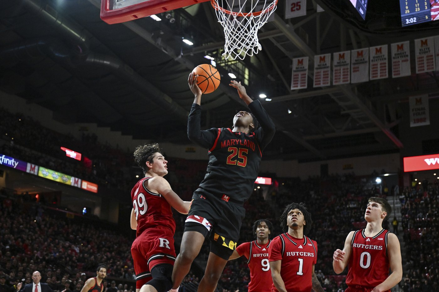 Maryland's Queen outshines Rutgers duo in a showdown of freshmen standouts | iNFOnews.ca