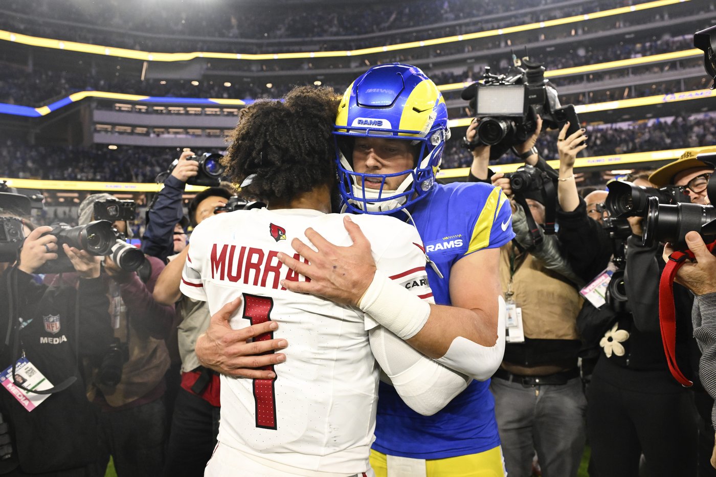 Ahkello Witherspoon makes last-minute interception to preserve Rams' 13-9 win over Arizona | iNFOnews.ca Ahkello Witherspoon makes last-minute interception to preserve Rams' 13-9 win over Arizona | iNFOnews.ca