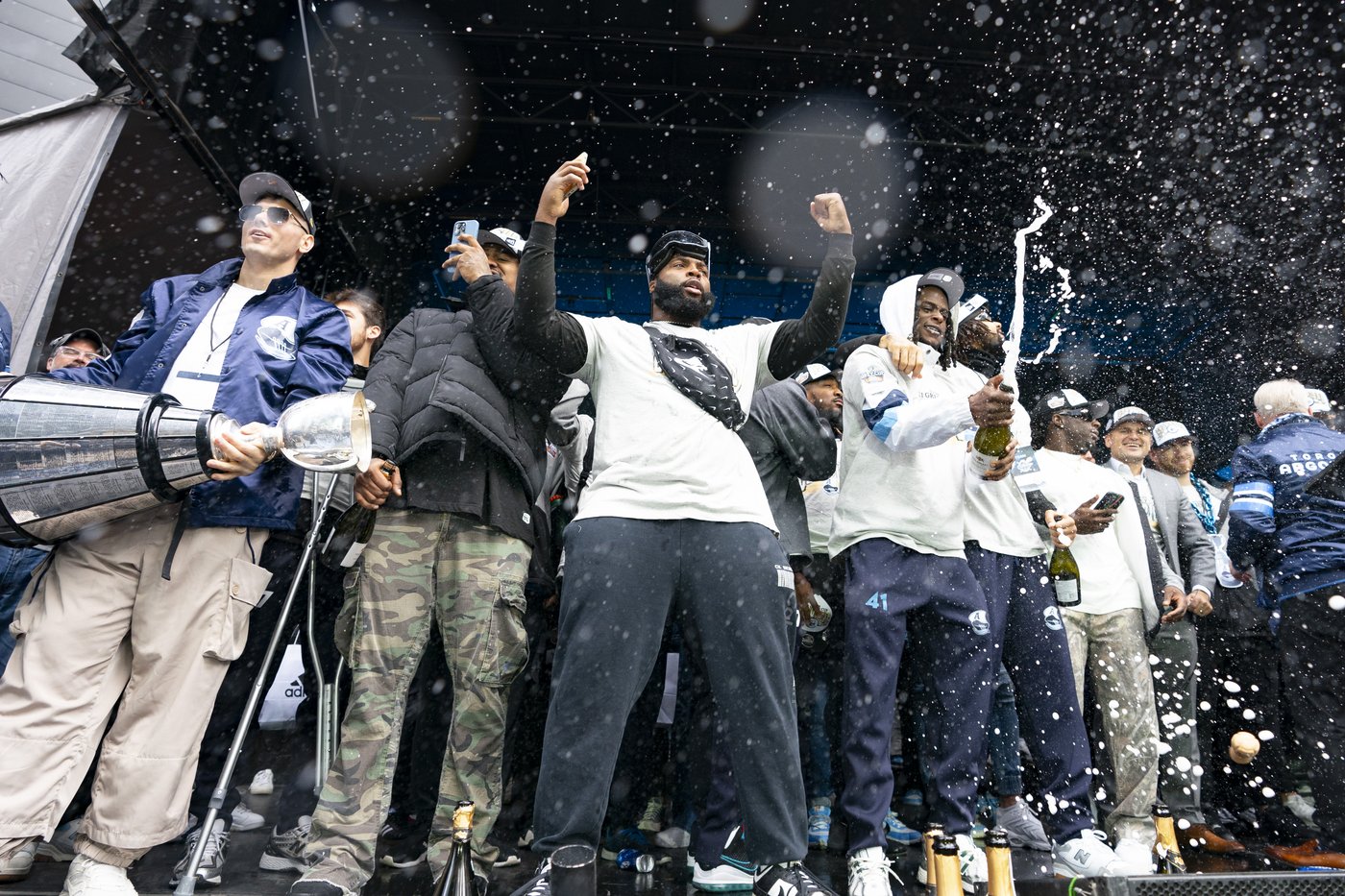 Argos celebrate Grey Cup title with energetic fan rally at Maple Leaf Square | iNFOnews.ca Argos celebrate Grey Cup title with energetic fan rally at Maple Leaf Square | iNFOnews.ca