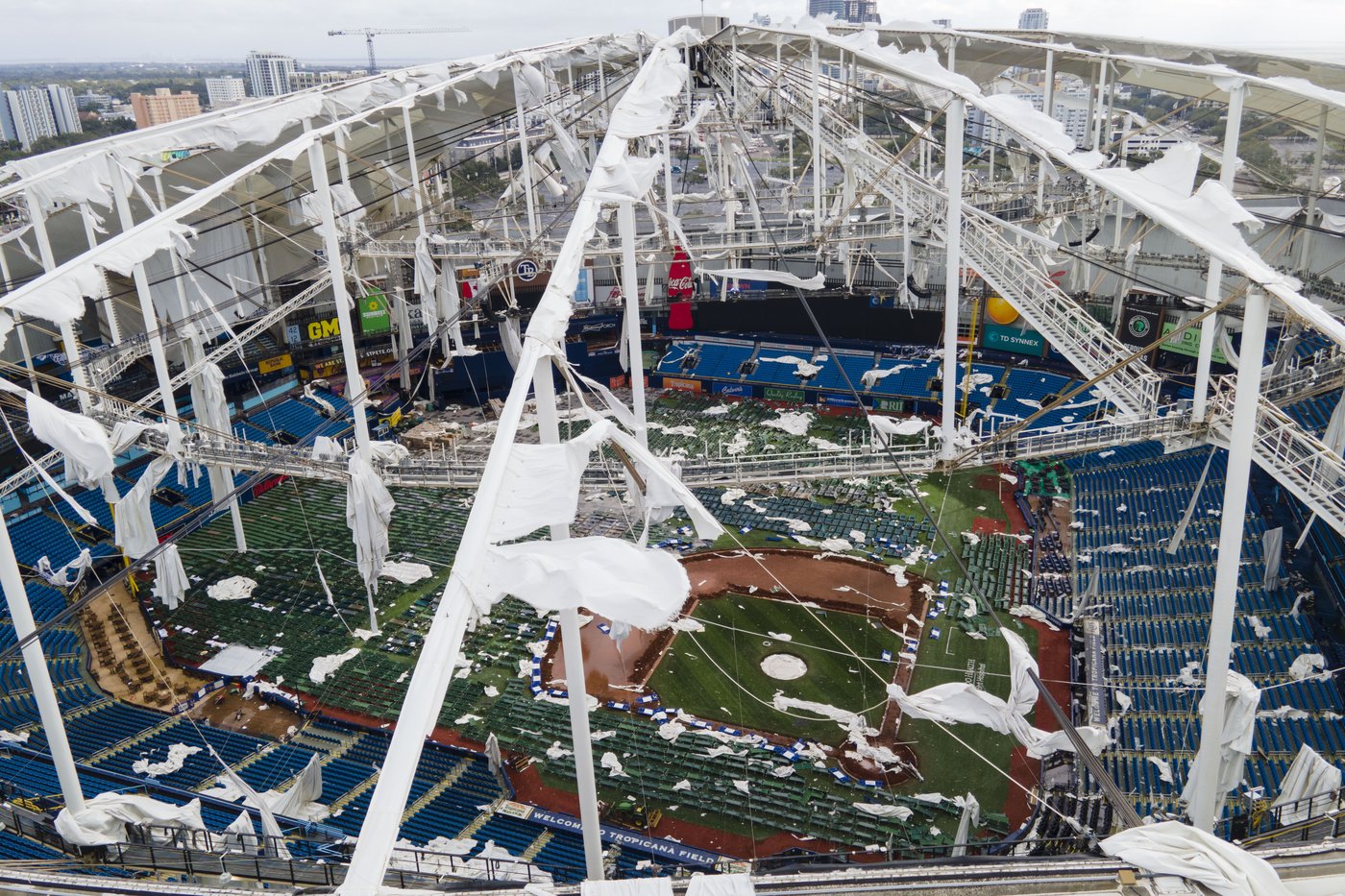 Hurricane-damaged Tropicana Field can be fixed for about $55M in time for 2026 season, per report | iNFOnews.ca