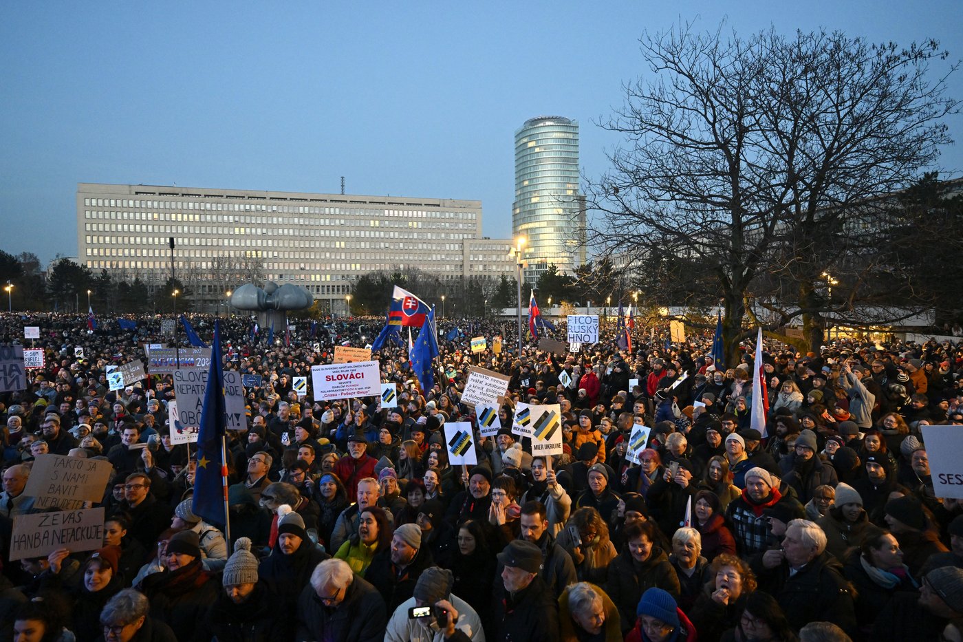 Tens of thousands protest in Slovakia over pro-Russia policies of populist leader Fico | iNFOnews.ca