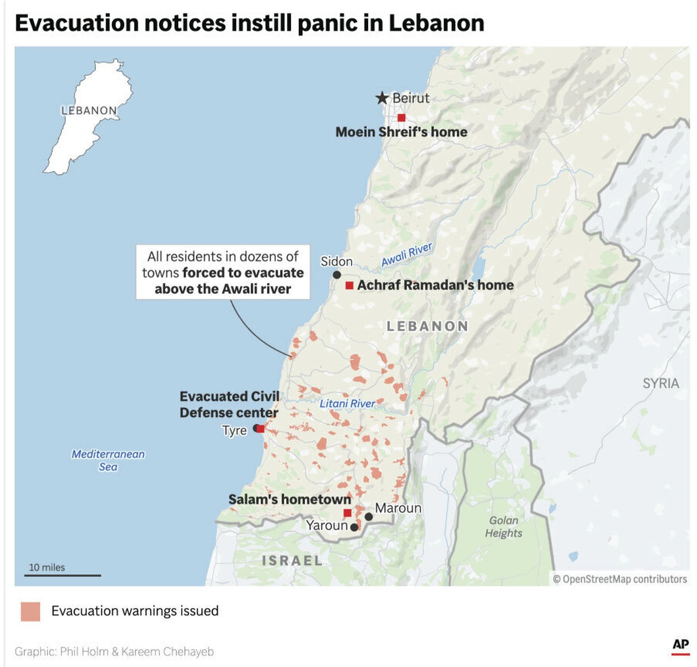 Israel's airstrike warnings terrify and confuse Lebanese civilians | iNFOnews.ca