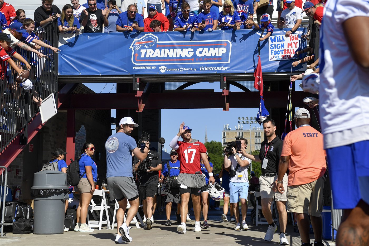 Josh Allen, Bills welcome being under the 'Hard Knocks' spotlight in opening training camp | iNFOnews.ca