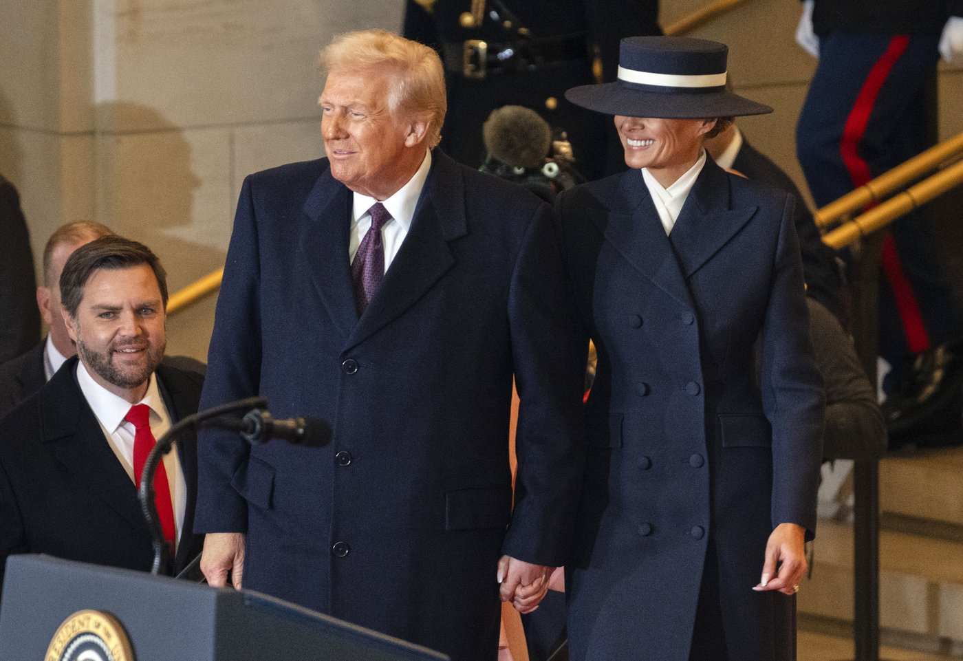 What Melania Trump wore to the inauguration - including the hat | iNFOnews.ca What Melania Trump wore to the inauguration - including the hat | iNFOnews.ca
