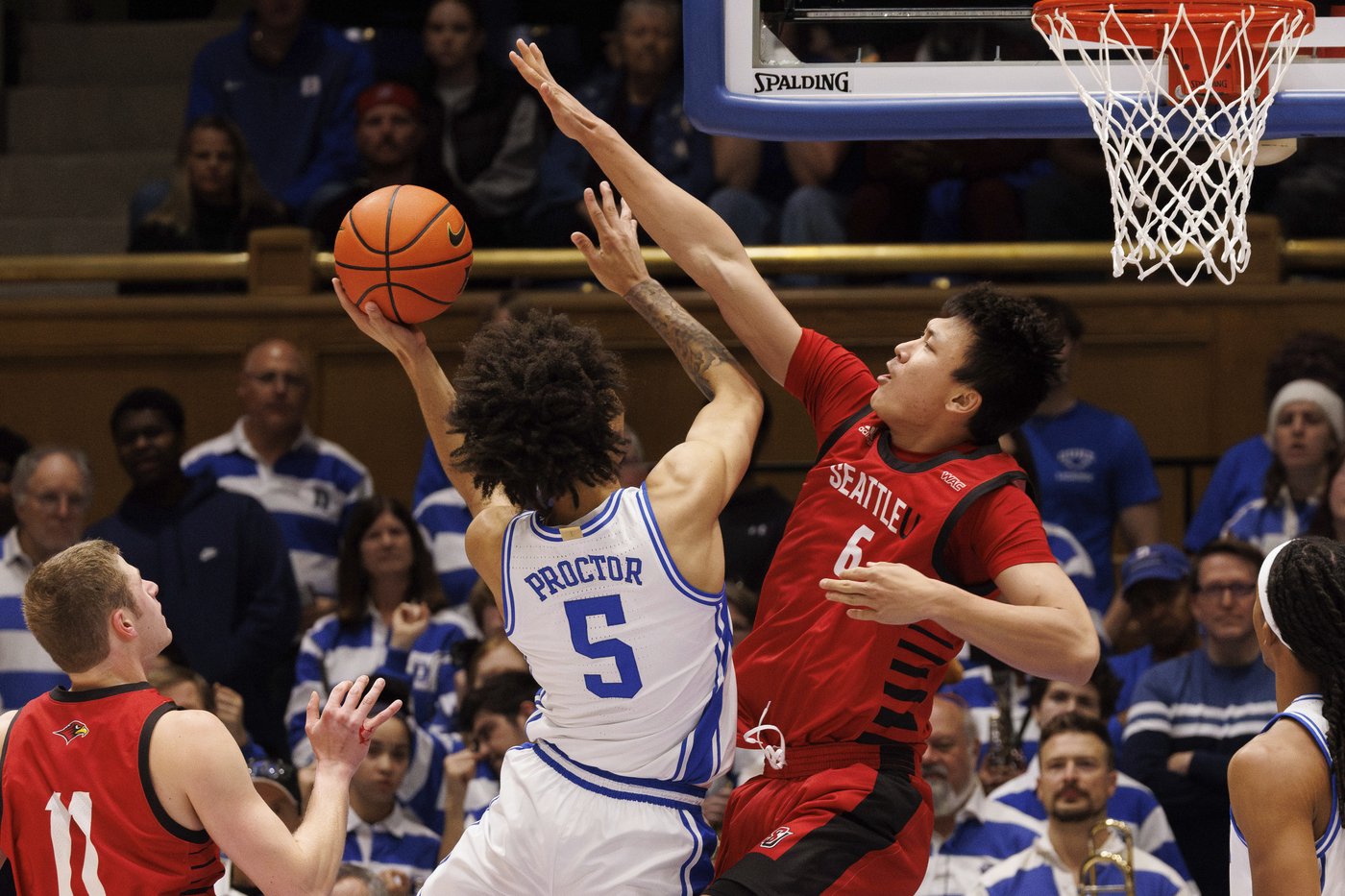 Proctor, Flagg help No. 11 Duke regroup from Kansas loss by beating Seattle 70-48 | iNFOnews.ca Proctor, Flagg help No. 11 Duke regroup from Kansas loss by beating Seattle 70-48 | iNFOnews.ca
