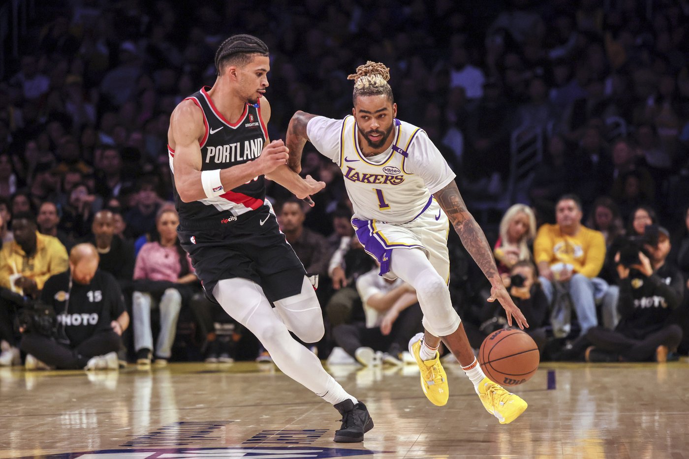 Without LeBron James, Lakers roll past Trail Blazers 107-98 to end 3-game skid | iNFOnews.ca Without LeBron James, Lakers roll past Trail Blazers 107-98 to end 3-game skid | iNFOnews.ca