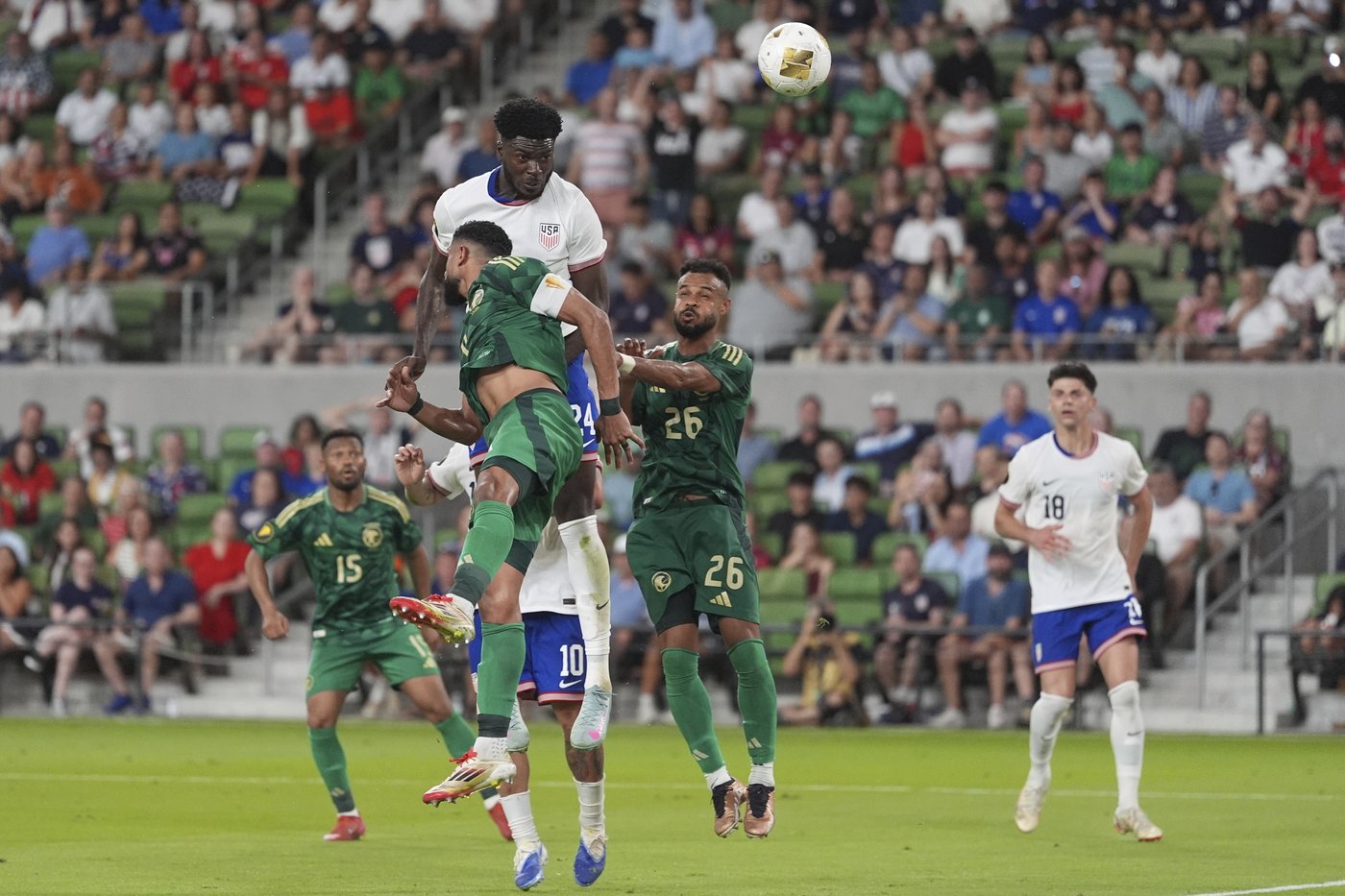 Richards' 2nd-half goal lifts US over Saudi Arabia 1-0 and into CONCACAF Gold Cup quarterfinals | iNFOnews.ca Richards' 2nd-half goal lifts US over Saudi Arabia 1-0 and into CONCACAF Gold Cup quarterfinals | iNFOnews.ca