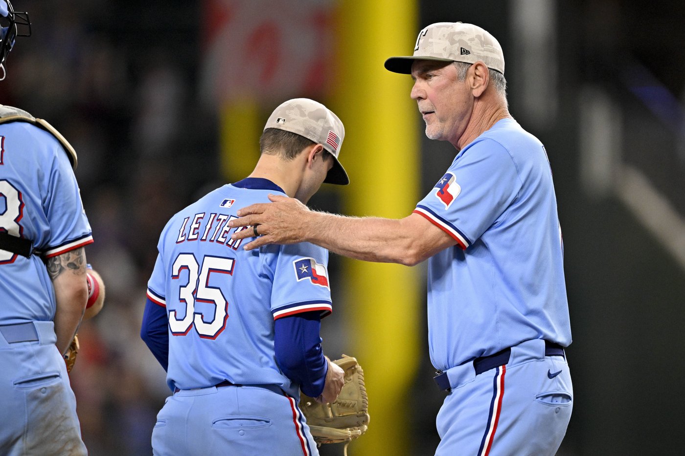 Jack Leiter's no-hit bid in duel with Framber Valdez ends in letdown as Rangers fall to Astros | iNFOnews.ca Jack Leiter's no-hit bid in duel with Framber Valdez ends in letdown as Rangers fall to Astros | iNFOnews.ca