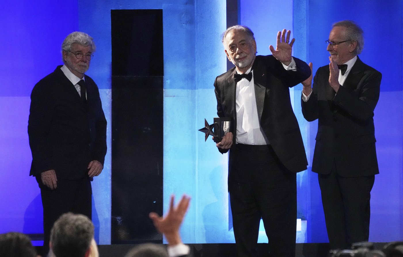 Francis Ford Coppola accepts AFI Life Achievement Award with tributes from Spielberg, Lucas and more | iNFOnews.ca Francis Ford Coppola accepts AFI Life Achievement Award with tributes from Spielberg, Lucas and more | iNFOnews.ca