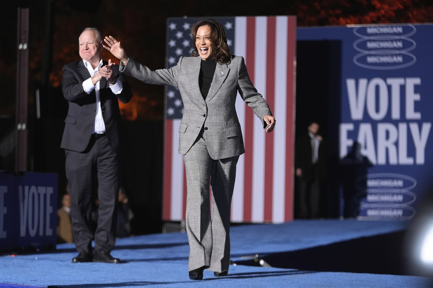 Harris brings in Maggie Rogers as she tries to fire up college-age voters in battleground Michigan | iNFOnews.ca