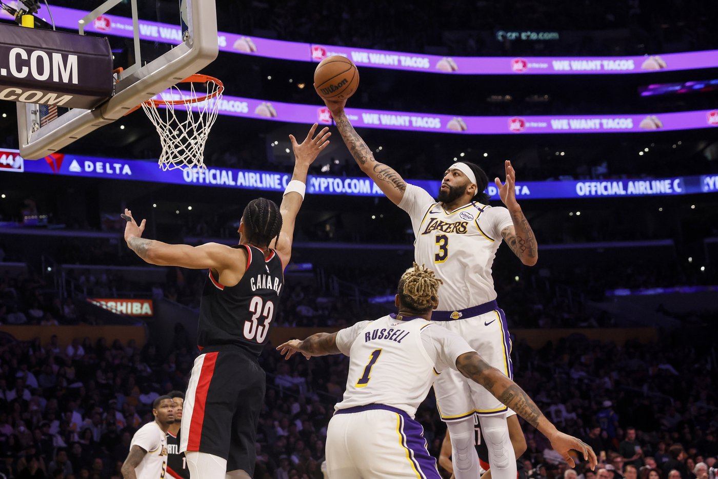 Without LeBron James, Lakers roll past Trail Blazers 107-98 to end 3-game skid | iNFOnews.ca Without LeBron James, Lakers roll past Trail Blazers 107-98 to end 3-game skid | iNFOnews.ca