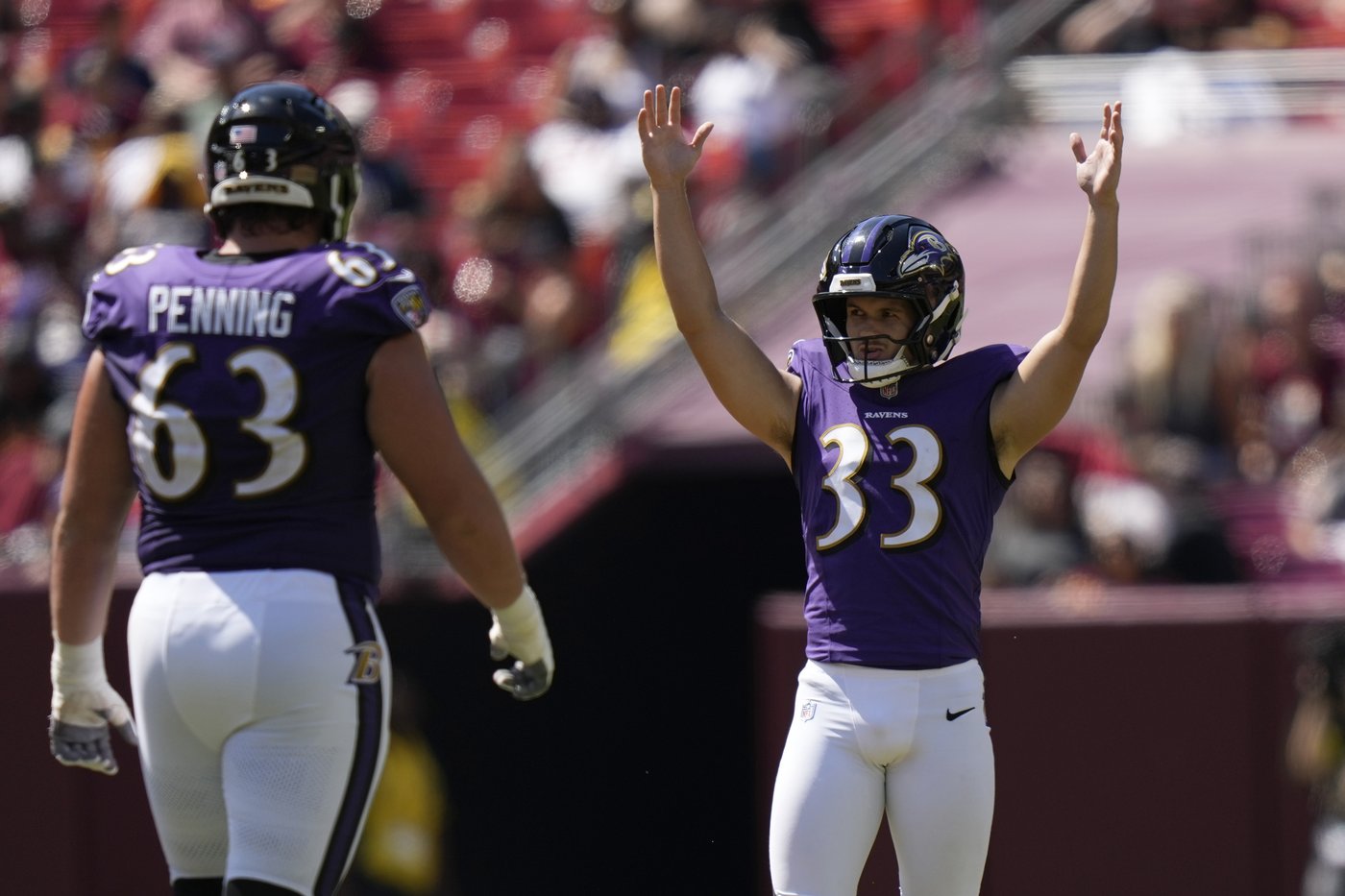 Loop kicks 61-yard field goal as Ravens finish preseason undefeated with 30-3 win over Commanders | iNFOnews.ca
