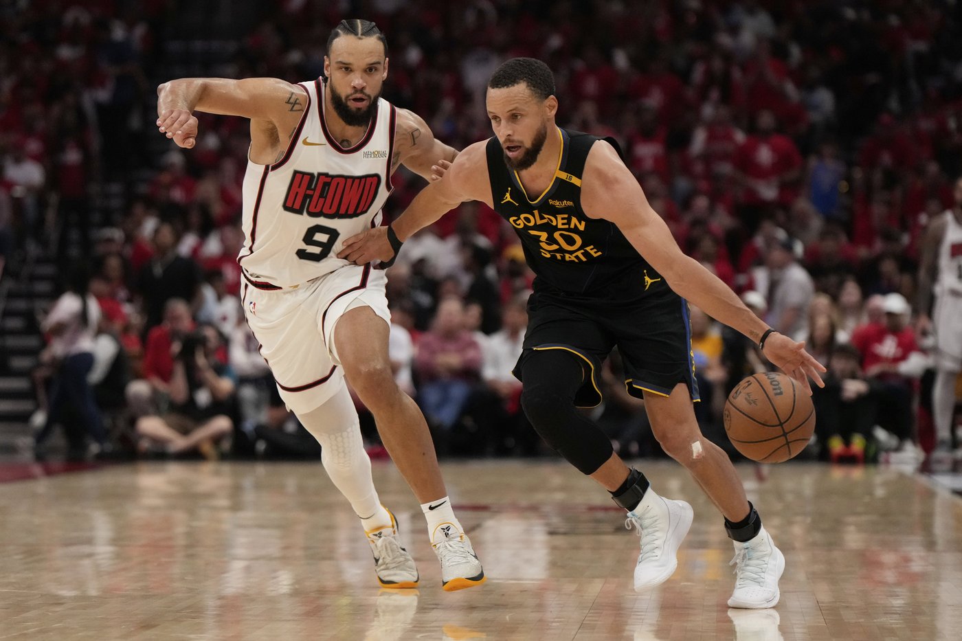 Stephen Curry and Buddy Hield lead Warriors past Rockets 103-89 in Game 7 | iNFOnews.ca