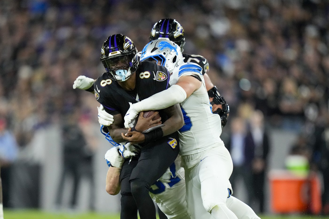 Ravens pushed around, Jackson chased down in humbling 38-30 loss to Lions | iNFOnews.ca Ravens pushed around, Jackson chased down in humbling 38-30 loss to Lions | iNFOnews.ca