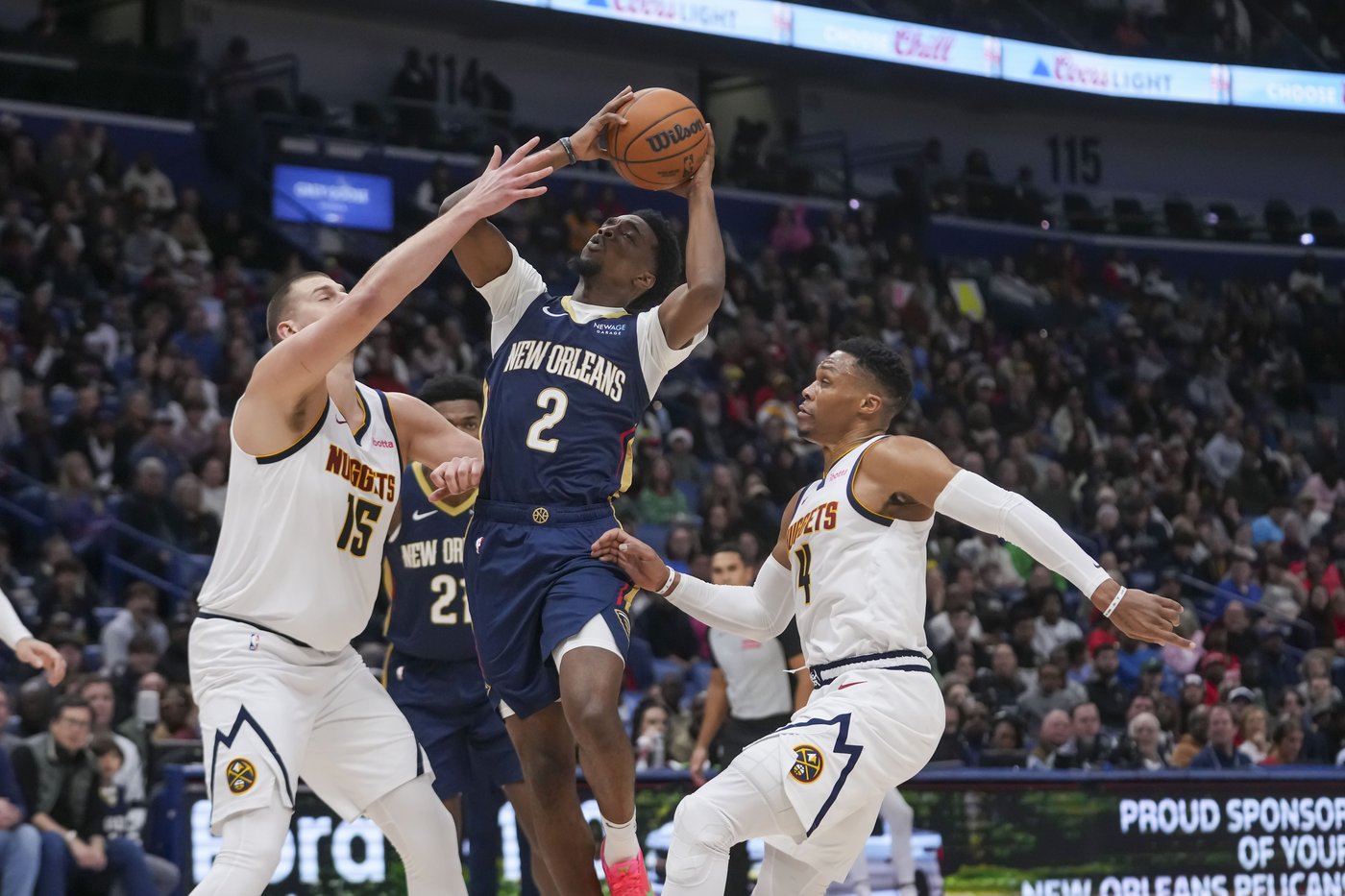 Jokic overcomes slow start for triple-double in the Nuggets' 132-129 OT win over the Pelicans | iNFOnews.ca Jokic overcomes slow start for triple-double in the Nuggets' 132-129 OT win over the Pelicans | iNFOnews.ca