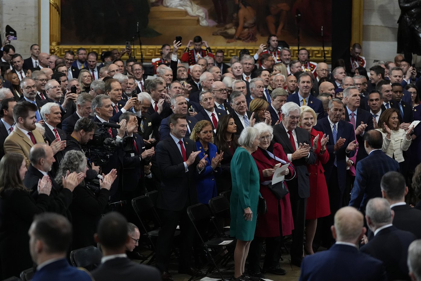 Inside the intimate inauguration: Close-up encounters between political rivals, some awkward | iNFOnews.ca