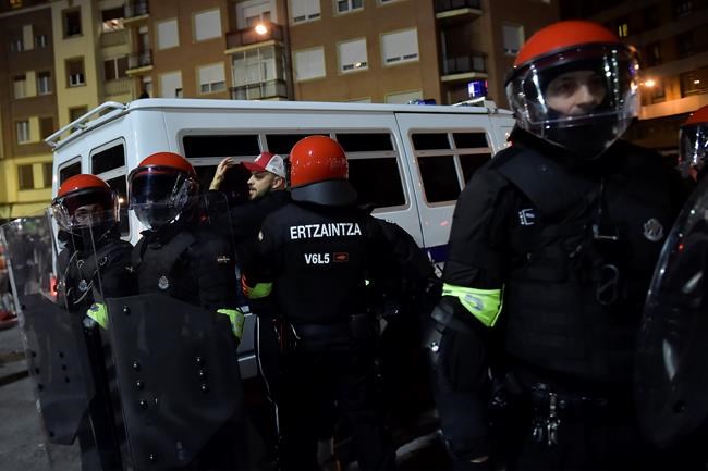 Officer dies of cardiac arrest after fan violence in Spain | iNFOnews.ca