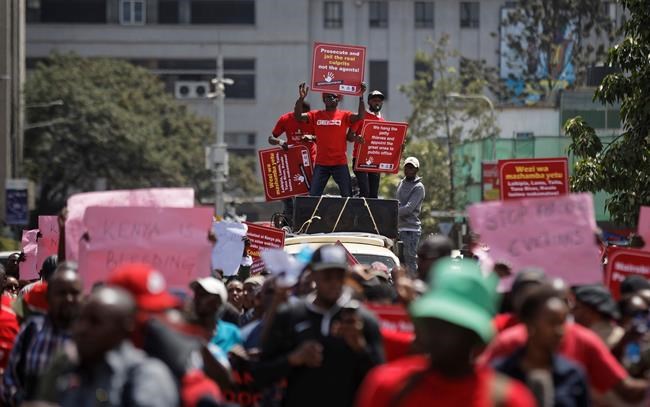 Hundreds of Kenyans in the capital march against corruption | iNFOnews.ca Hundreds of Kenyans in the capital march against corruption | iNFOnews.ca