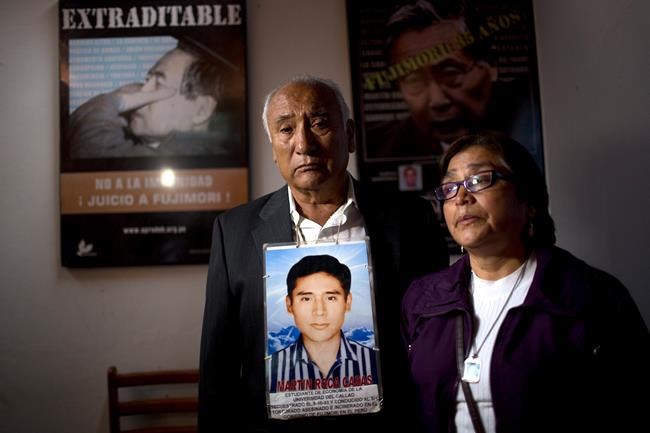 Peru's ex-spy chief guilty of disappearing students | iNFOnews.ca CP1136220483