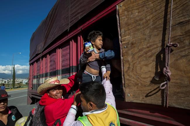 Aid arrives for migrants at Mexico City stadium as US votes | iNFOnews.ca