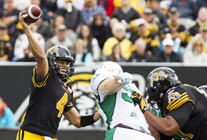 Ticats top Riders 28-3 to end Saskatchewan's seven-game win streak | iNFOnews.ca CP29889067