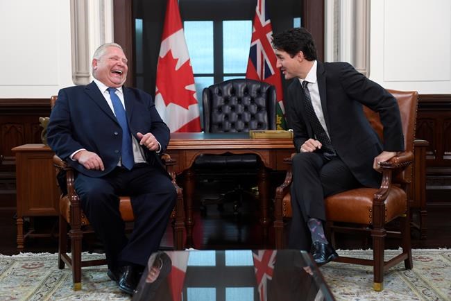 Ford stresses national unity, calls for calm after meeting Trudeau | iNFOnews.ca