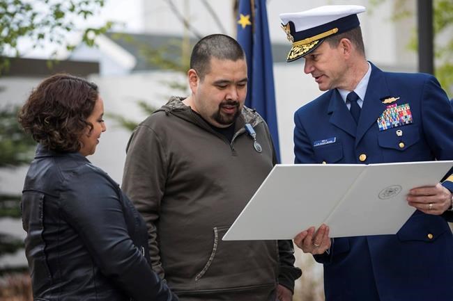 Alaska man given Coast Guard medal years after girl's rescue | iNFOnews.ca CP289749597