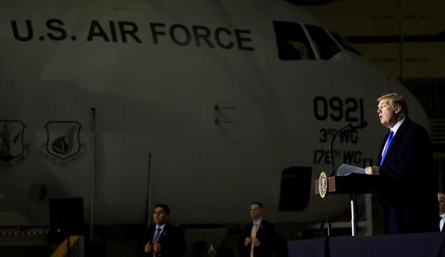 Trump makes stop, speech at Alaska military base | iNFOnews.ca