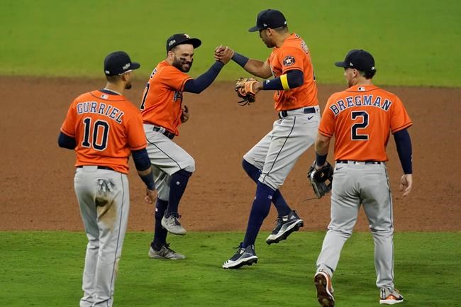 Springer, Valdéz help Astros top Rays 7-4, force ALCS Game 7 | iNFOnews.ca