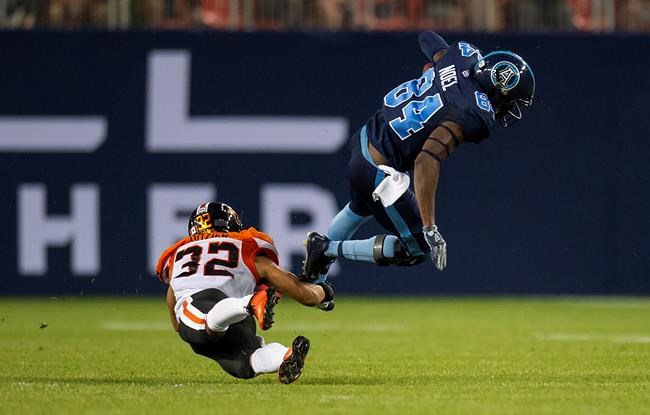 Castillo's single off missed field goal earns Lions 18-17 win over Argos | iNFOnews.ca