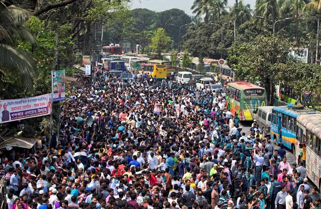 Protesters demand release of jailed former Bangladesh leader | iNFOnews.ca Protesters demand release of jailed former Bangladesh leader | iNFOnews.ca
