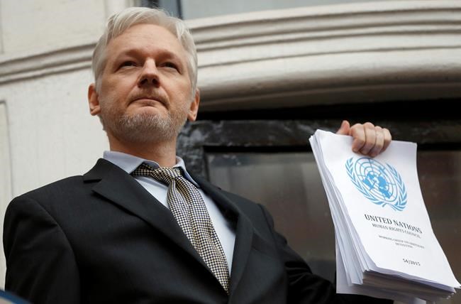 UN panel: WikiLeaks' Assange a victim of arbitrary detention | iNFOnews.ca