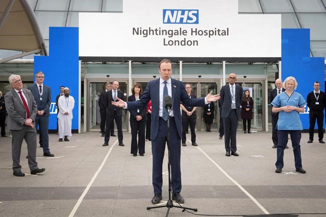 Prince Charles opens new London hospital for virus patients | iNFOnews.ca